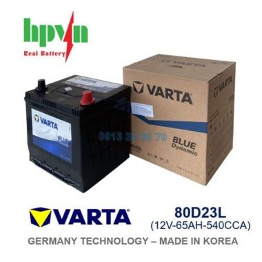 ẮC QUY VARTA 80D23L (12V-65AH)