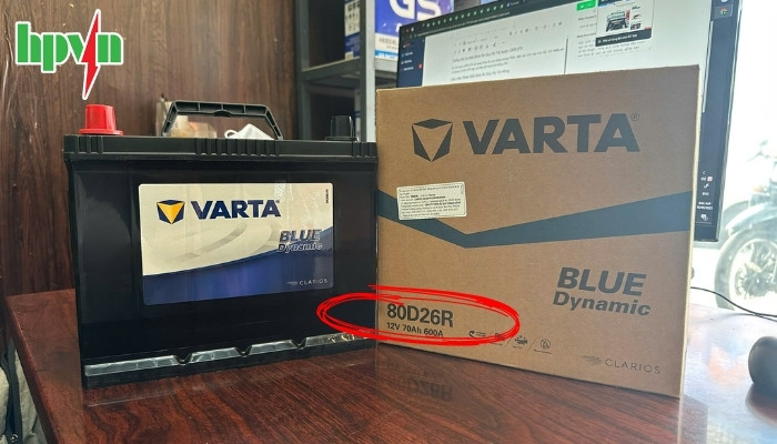Thông số của bình ắc quy Varta