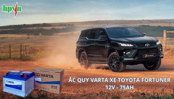 Ắc quy Varta xe Toyota Fortuner