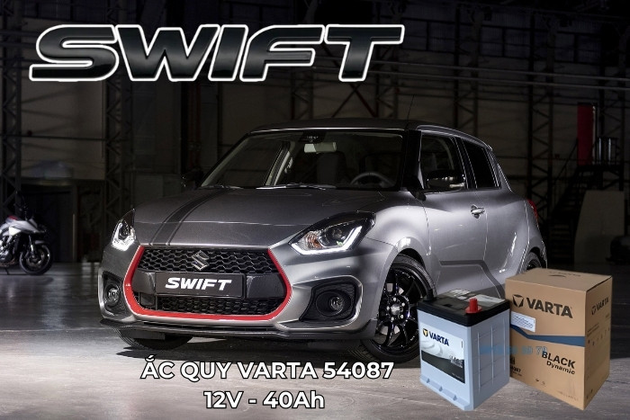 Thay Bình Ắc Quy Phù Hợp Nhất Cho Xe Suzuki Swift