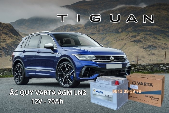 Giá Bình Ắc Quy Varta Chính Hãng Cho Volkswagen Tiguan