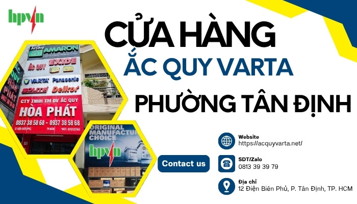 Đại lý ắc quy Varta phường Tân Định