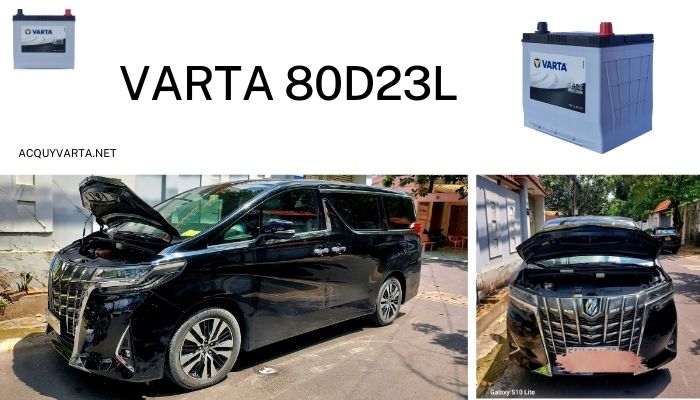 ắc quy varta 80d23l