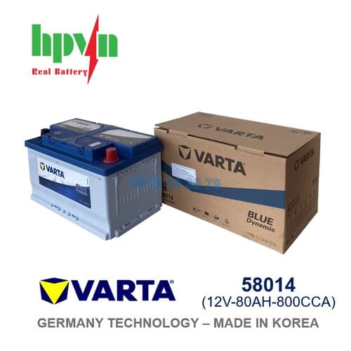 ẮC QUY VARTA DIN 58014 (12V-80AH)