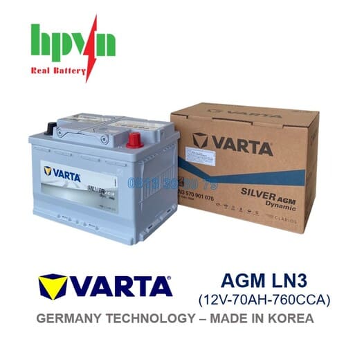 ẮC QUY VARTA AGM LN3 (12V-70AH)