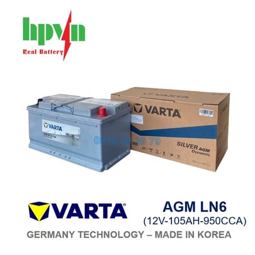 ẮC QUY VARTA AGM LN6 (12V-105AH)