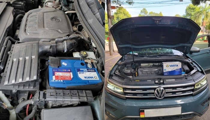 Thay bình ắc quy Varta 57539 cho Volkswagen Tiguan